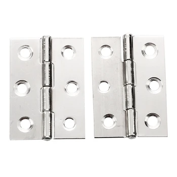 2pcs Stainless Steel 2 Inch 4.4x3.1cm Cabinet Door Hinges Hardware
2pcs Stainless Steel 2 Inch 4.4x3.1cm Cabinet Door Hinges Hardware