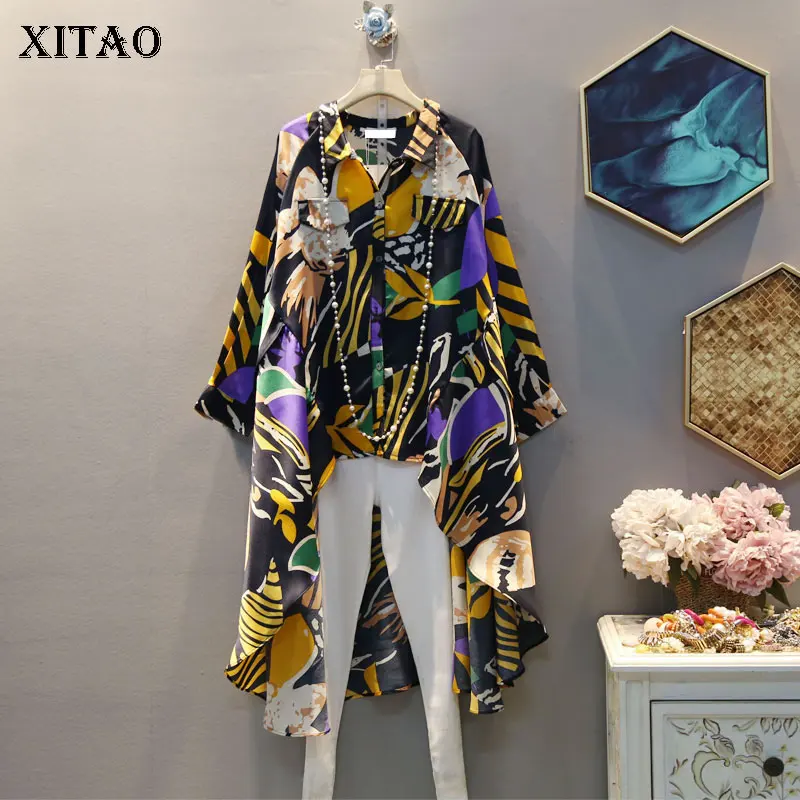 XITAO Print Irregular Blouse Fashion New Women 2020 Spring Elegant Small Fresh Single Breast Casual Minority Shirt XJ3663
XITAO Print Irregular Blouse Fashion New Women 2020 Spring Elegant Small Fresh Single Breast Casual Minority Shirt XJ3663