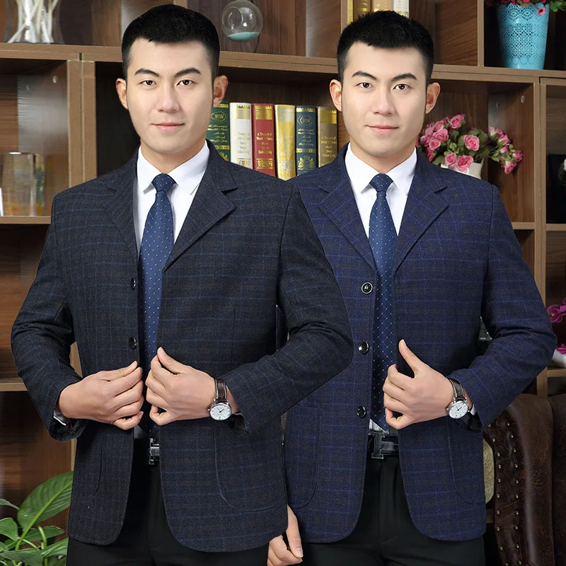 2020 Spring And Autumn Middle-aged Men's Suit Tops One-Piece Middle-aged Suit Daddy Clothes Loose-Fit Coat
2020 Spring And Autumn Middle-aged Men's Suit Tops One-Piece Middle-aged Suit Daddy Clothes Loose-Fit Coat