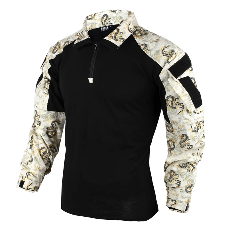 Cotton and linen bronzing dragon combat uniform outdoor sports shirt men and women spring and autumn regular hunting
Cotton and linen bronzing dragon combat uniform outdoor sports shirt men and women spring and autumn regular hunting
