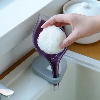 Soap Holder Sink Sponge Drain Box Creative Suction Cup Soap Storage Drying Rack Cleaning Brush Case Bathroom Supplies
Soap Holder Sink Sponge Drain Box Creative Suction Cup Soap Storage Drying Rack Cleaning Brush Case Bathroom Supplies