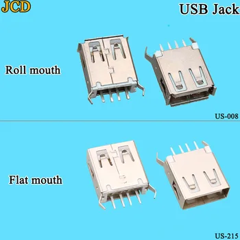 JCD 10 pcs/lot USB 2.0 Female Type A Curved Legs 4 Pin Connectors USB Connector Jack Tail Plug Sockect Terminals usb female
JCD 10 pcs/lot USB 2.0 Female Type A Curved Legs 4 Pin Connectors USB Connector Jack Tail Plug Sockect Terminals usb female