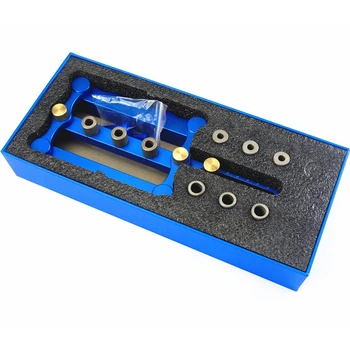 

08550 Self Centering Dowelling Jig, log tenon hole punchers Locator Woodworking Carpentry Dowel Drilling Guide Locator Tool