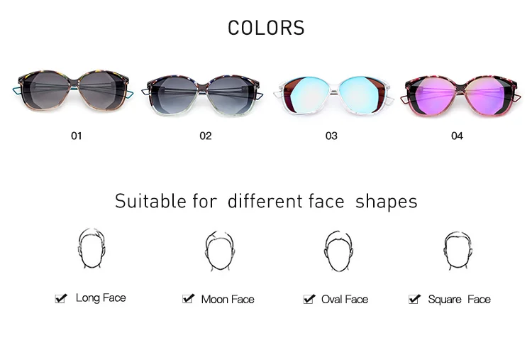 Women Cat Eye Fashion Sunglasses UV400 Women Cat Eye Fashion Sunglasses UV400