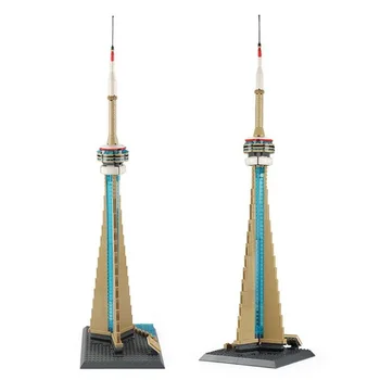 Architecture City set Canada architecture Toronto TV tower model blocks DIY small particle blocks educational toys kids toys
Architecture City set Canada architecture Toronto TV tower model blocks DIY small particle blocks educational toys kids toys