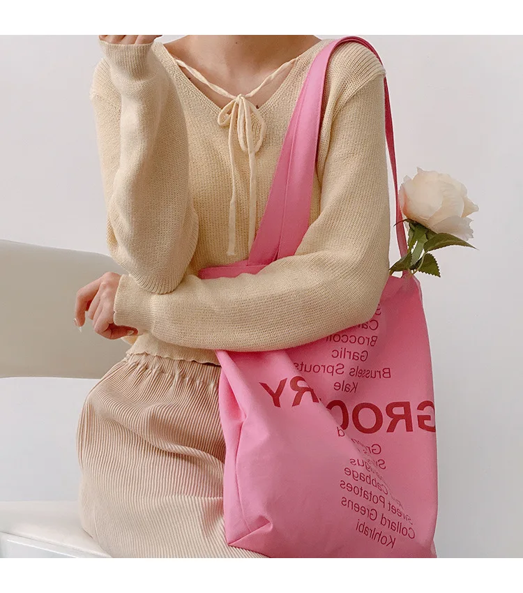 Women Shopping Bag with Grocery List Design 24 Hb2f3a87ed6ba48eca43be0bab24cd1b8X