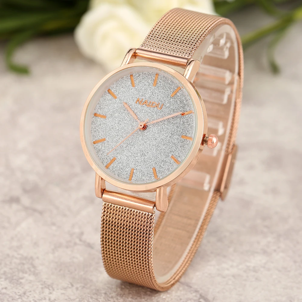 horloge dames Analog Quartz Watch Bracelet Concise Silver Dial Clock Rose Gold Mesh Band Strap Wristwatch for Female Bangle
horloge dames Analog Quartz Watch Bracelet Concise Silver Dial Clock Rose Gold Mesh Band Strap Wristwatch for Female Bangle