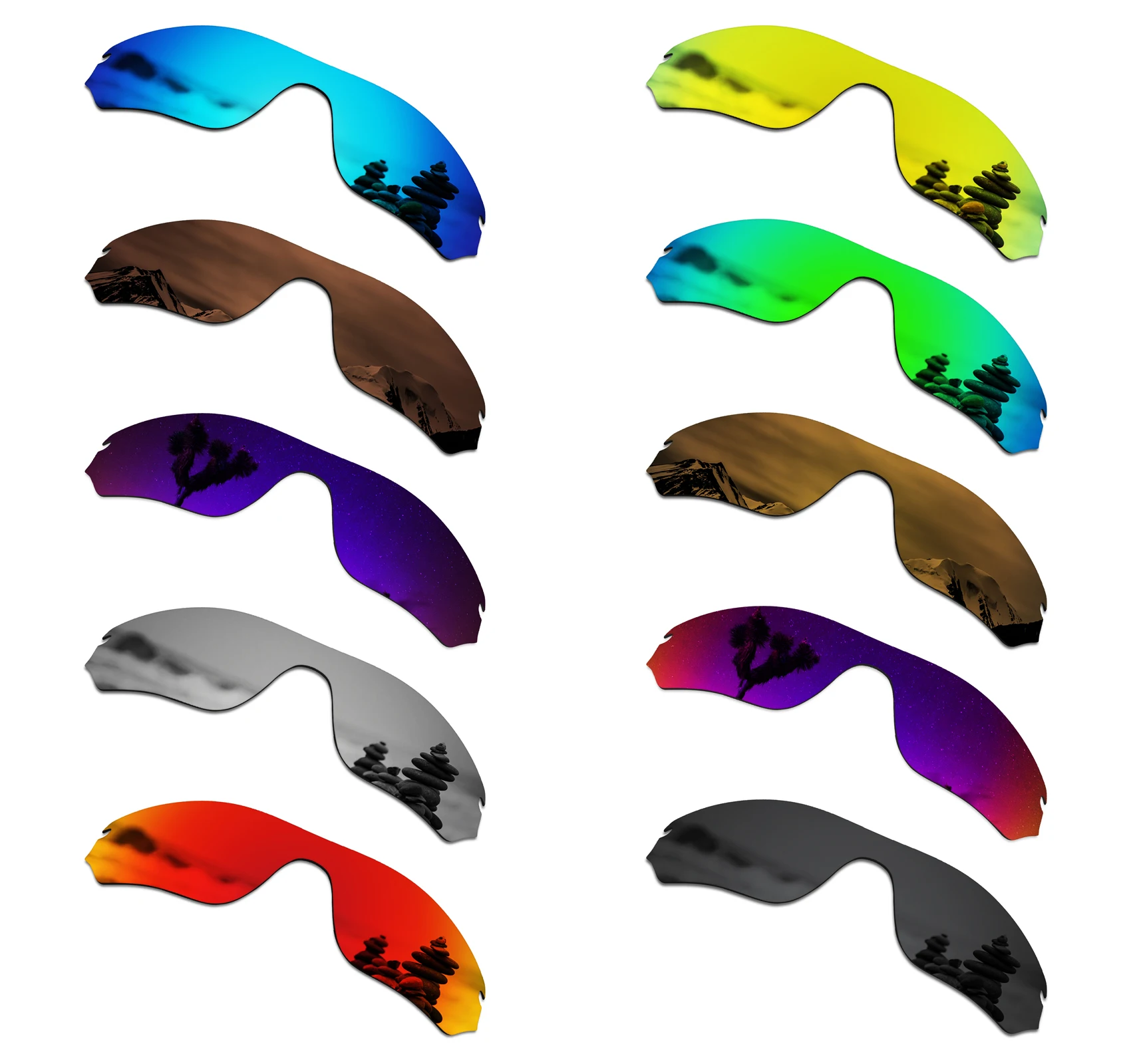

SmartVLT Polarized Replacement Lenses for Oakley Radar Edge OO9184 Sunglasses - Multiple Options