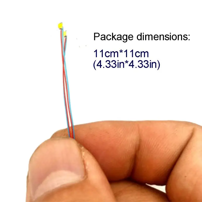20pcs 3V LED Light with Wire for Park Garden Sand Table Soldier Military Model R9UE
20pcs 3V LED Light with Wire for Park Garden Sand Table Soldier Military Model R9UE