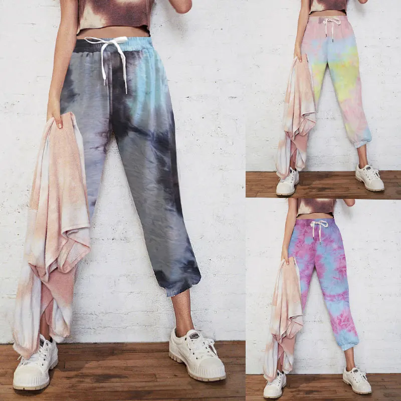 Tie Dye Sweatpants Women Drawstring Elastic High Waist Loose Plus Size Fashion Black Trousers Jogging Pants
Tie Dye Sweatpants Women Drawstring Elastic High Waist Loose Plus Size Fashion Black Trousers Jogging Pants