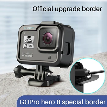 RUIGPRO Vlog Camera Protective Case for Gopro Hero 8 Camera Cover Housing With Cold Shoe for Mic Video Light Camera Accessories
RUIGPRO Vlog Camera Protective Case for Gopro Hero 8 Camera Cover Housing With Cold Shoe for Mic Video Light Camera Accessories