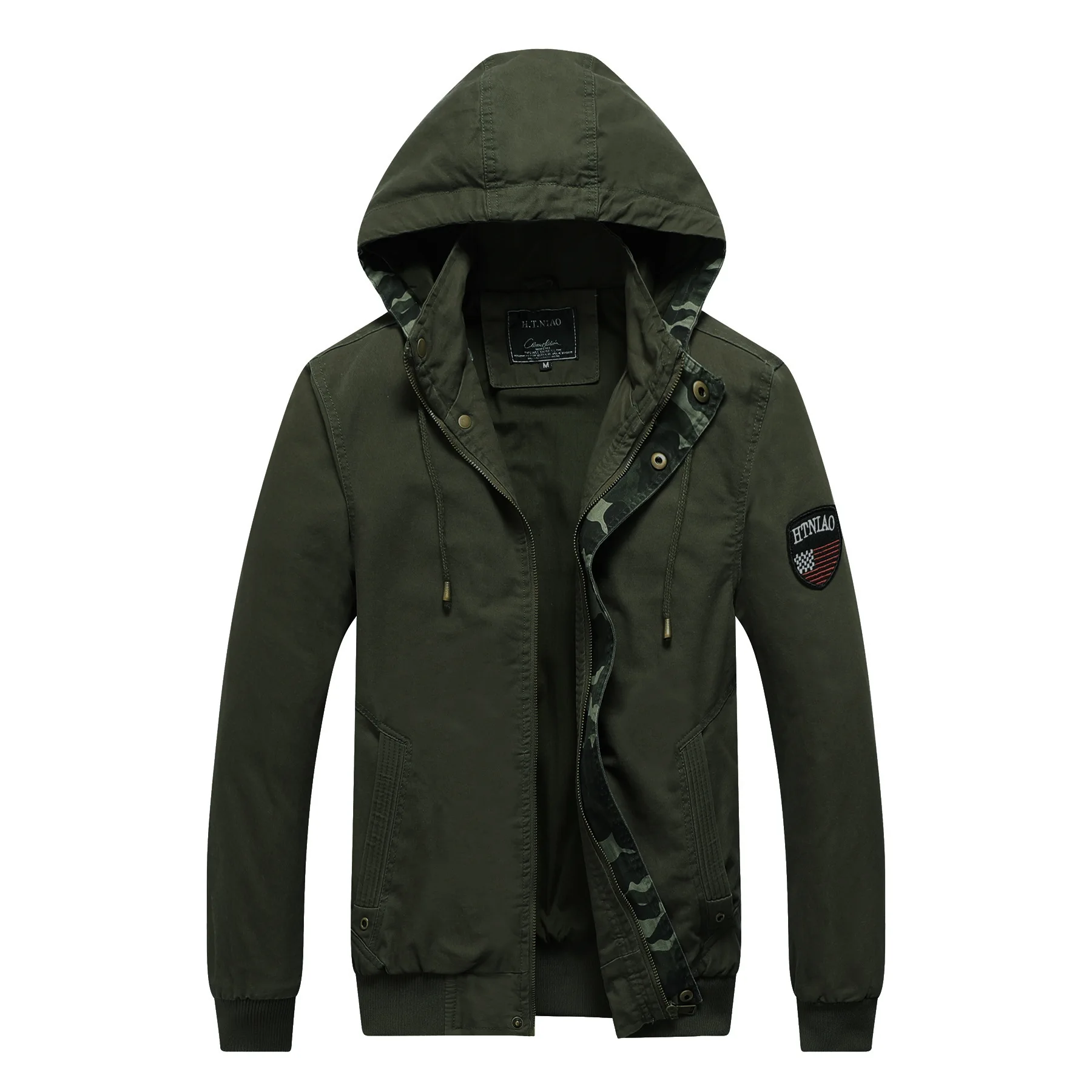MEN'S Coat 2019 New Style Spring And Autumn Hooded Trend Slim Fit Jacket Men'S Wear Pure Cotton Winter Handsome Casual Jacket
MEN'S Coat 2019 New Style Spring And Autumn Hooded Trend Slim Fit Jacket Men'S Wear Pure Cotton Winter Handsome Casual Jacket