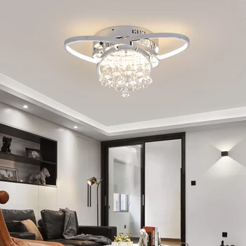 New modern LED living room ceiling lights for bedroom study room restaurant Gold/Chrome Plated AC90-260V Ceiling lamp Fixtures 
New modern LED living room ceiling lights for bedroom study room restaurant Gold/Chrome Plated AC90-260V Ceiling lamp Fixtures