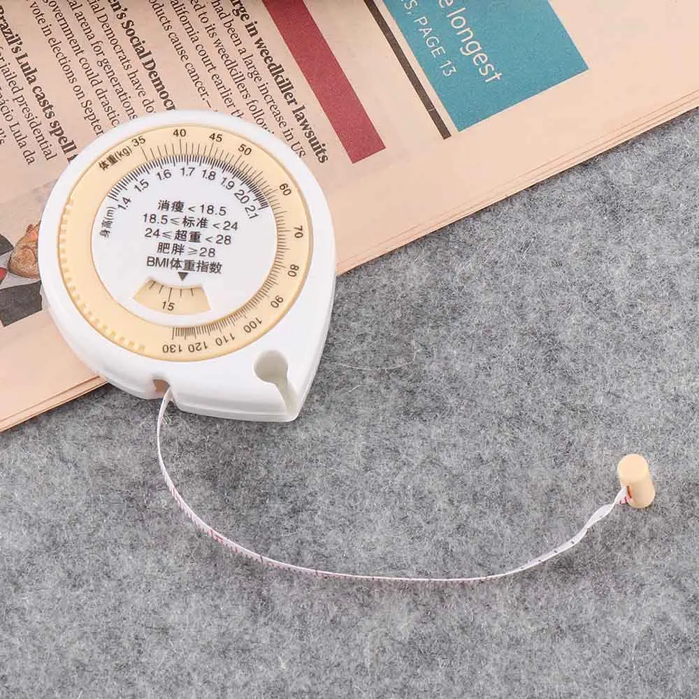 150 cm Practical Waist Hip Mass Index Circumference Automatic Retractable Ruler Drop Shape Tool Tape Measures
150 cm Practical Waist Hip Mass Index Circumference Automatic Retractable Ruler Drop Shape Tool Tape Measures