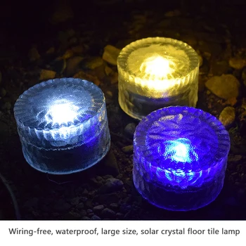 Solar Buried IP68 Waterproof Outdoor Landscape Decoration Ice Brick Light LED Floor Light
Solar Buried IP68 Waterproof Outdoor Landscape Decoration Ice Brick Light LED Floor Light