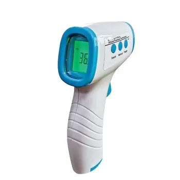 Forehead Thermometer Non-Contact Infrared Handheld Digital Ear Fever Measuring Tool with Backlight for Baby Kids Adult 
Forehead Thermometer Non-Contact Infrared Handheld Digital Ear Fever Measuring Tool with Backlight for Baby Kids Adult
