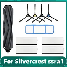 Roller Brush Side Brush HEPA Filter Pre Filter Cover Replacement for Silvercrest SSRA1 Robot Vacuum Cleaner Accessories
Roller Brush Side Brush HEPA Filter Pre Filter Cover Replacement for Silvercrest SSRA1 Robot Vacuum Cleaner Accessories