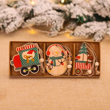 Christmas atmosphere for your home 6pcs/set Christmas Wood Doll Pendant New year
Christmas atmosphere for your home 6pcs/set Christmas Wood Doll Pendant New year