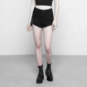 PUNK RAVE Women Metal Peach Heart Bandage Shorts Exquisite Inelastic Denim Self-cultivation Handsome Personality Short Pants
PUNK RAVE Women Metal Peach Heart Bandage Shorts Exquisite Inelastic Denim Self-cultivation Handsome Personality Short Pants