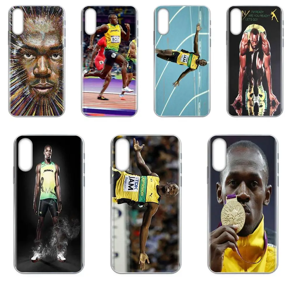 Чехол для телефона Xiaomi Redmi Mi 4 7A 9T K20 CC9 CC9e Note 7 8 9 Y3 SE Pro Prime Go Play Usain Bolt Jamaican Ser Athlete |