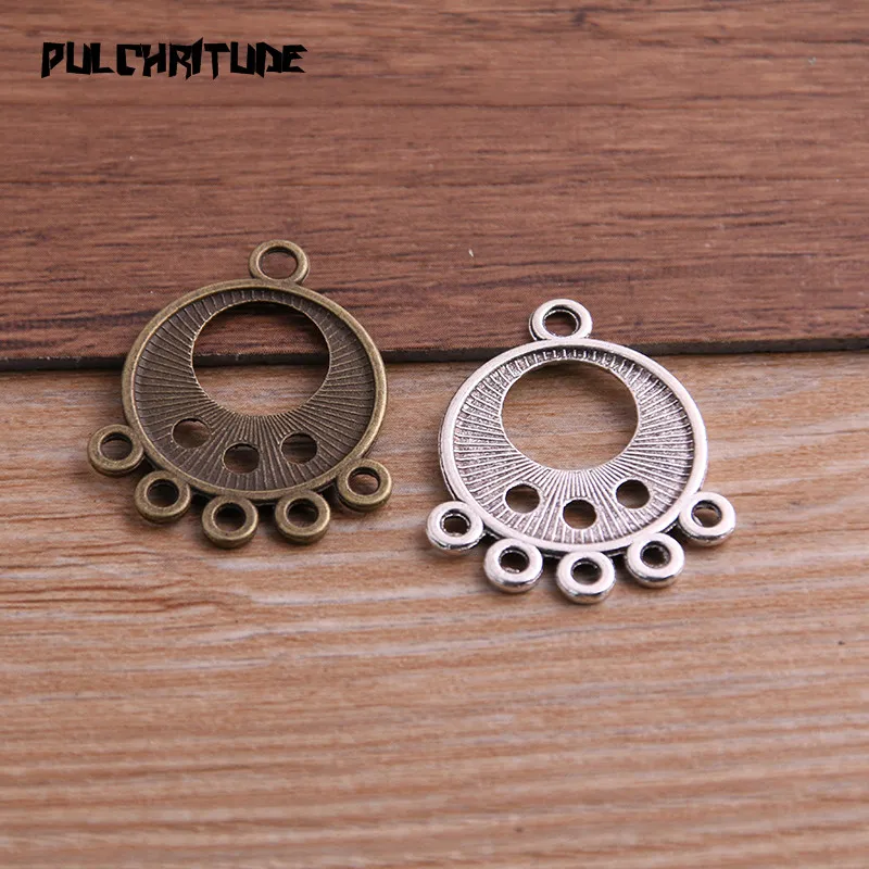 PULCHRITUDE 10pcs 24*28mm Two Color Zinc Alloy Necklace Charm Jewelry DIY Hollow Simple Round Connector Pendant Necklace
PULCHRITUDE 10pcs 24*28mm Two Color Zinc Alloy Necklace Charm Jewelry DIY Hollow Simple Round Connector Pendant Necklace