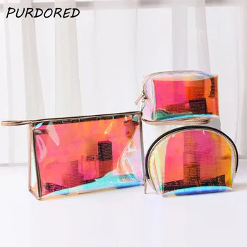PURDORED 1 Pc Clear Laser Women Cosmetic Bag PVC Waterproof Makeup Bag Travel Make Up Storage Organizer Beauty Case Toiletry Bag
PURDORED 1 Pc Clear Laser Women Cosmetic Bag PVC Waterproof Makeup Bag Travel Make Up Storage Organizer Beauty Case Toiletry Bag