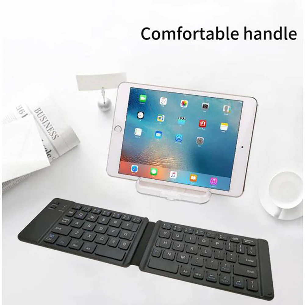 Foldable Bluetooth Keyboard Mini Wireless Keyboard With Touch Pad Mouse For Android Smart Phone Tablet For Apple Iphone Ipad
Foldable Bluetooth Keyboard Mini Wireless Keyboard With Touch Pad Mouse For Android Smart Phone Tablet For Apple Iphone Ipad