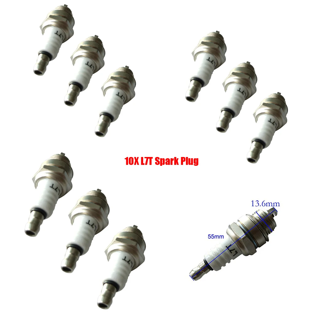 Knight 10X L7T Spark Plug for 2 STROKE ATV MINI SUPER POCKET BIKE Trimmer 43cc 47CC 49CC Engine Pocket Scooter Quad ATV
Knight 10X L7T Spark Plug for 2 STROKE ATV MINI SUPER POCKET BIKE Trimmer 43cc 47CC 49CC Engine Pocket Scooter Quad ATV