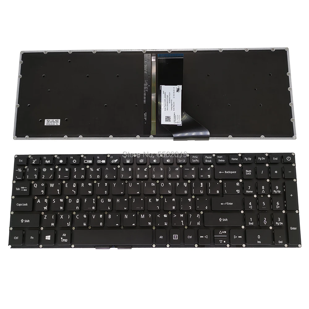 OVY TI Backlit keyboard for Acer Aspire 7 A715 72 71 A717-72 black Replacement keyboard Thai Thailand LV5P A80BWL On Sale
OVY TI Backlit keyboard for Acer Aspire 7 A715 72 71 A717-72 black Replacement keyboard Thai Thailand LV5P A80BWL On Sale