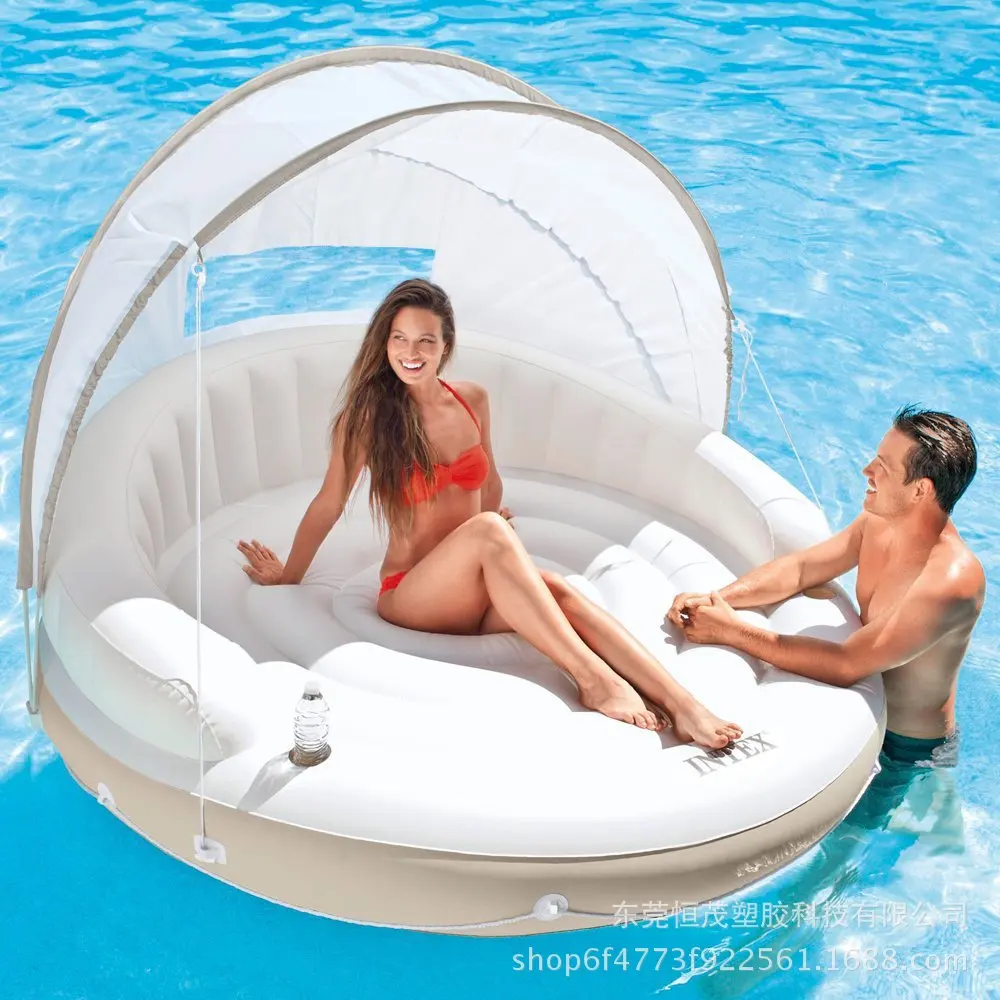 Manufacturers Direct Selling PVC Inflatable with Sunshade Double Floating Row Inflatable round Band Back Cushion Water Leisure F
Manufacturers Direct Selling PVC Inflatable with Sunshade Double Floating Row Inflatable round Band Back Cushion Water Leisure F