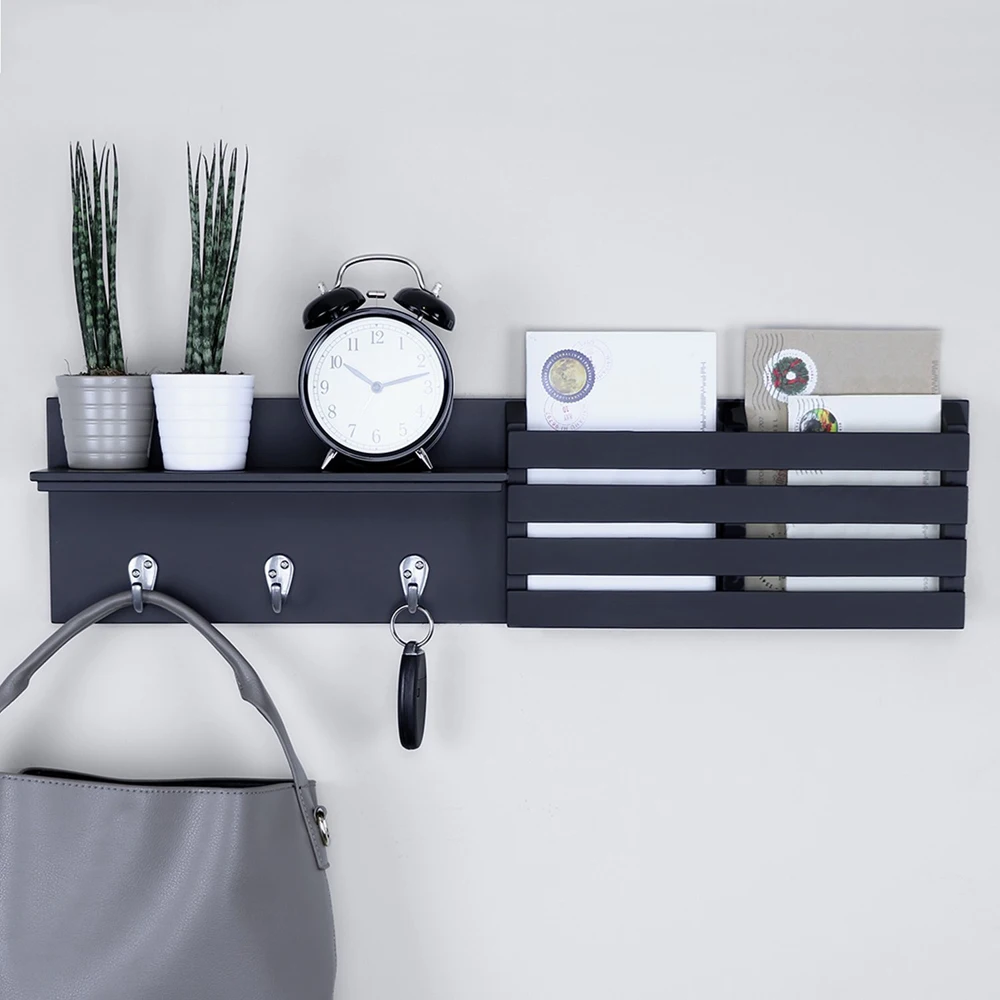Key Hanger Holder Storage Box Bedroom Hook Rack 3 Hooks Display Storage Picture Organizer Shelf Magazine Book Show Home Decor
Key Hanger Holder Storage Box Bedroom Hook Rack 3 Hooks Display Storage Picture Organizer Shelf Magazine Book Show Home Decor