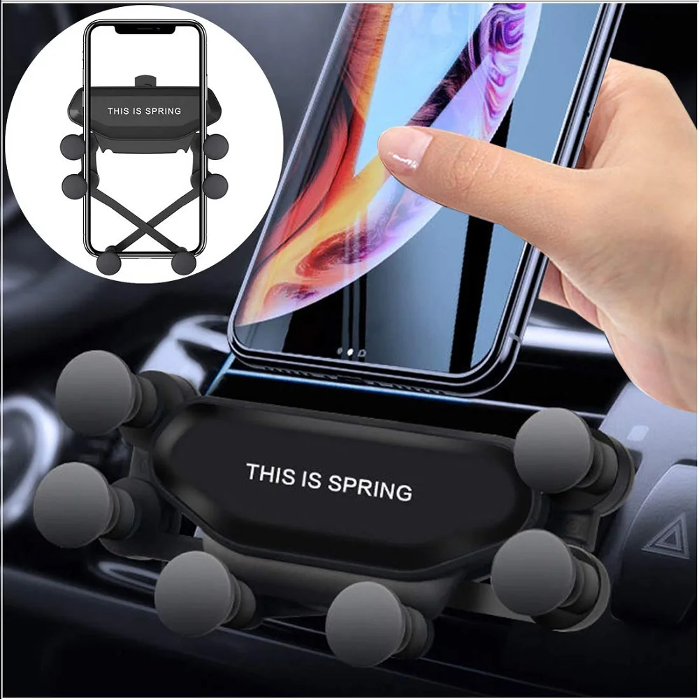 Universal Gravity Car Phone Holder for iPhone Xs Max Xr X 8 Plus Samsung S10 S9 in Car Air Vent Mount Mobile Phone Holder Stand
Universal Gravity Car Phone Holder for iPhone Xs Max Xr X 8 Plus Samsung S10 S9 in Car Air Vent Mount Mobile Phone Holder Stand