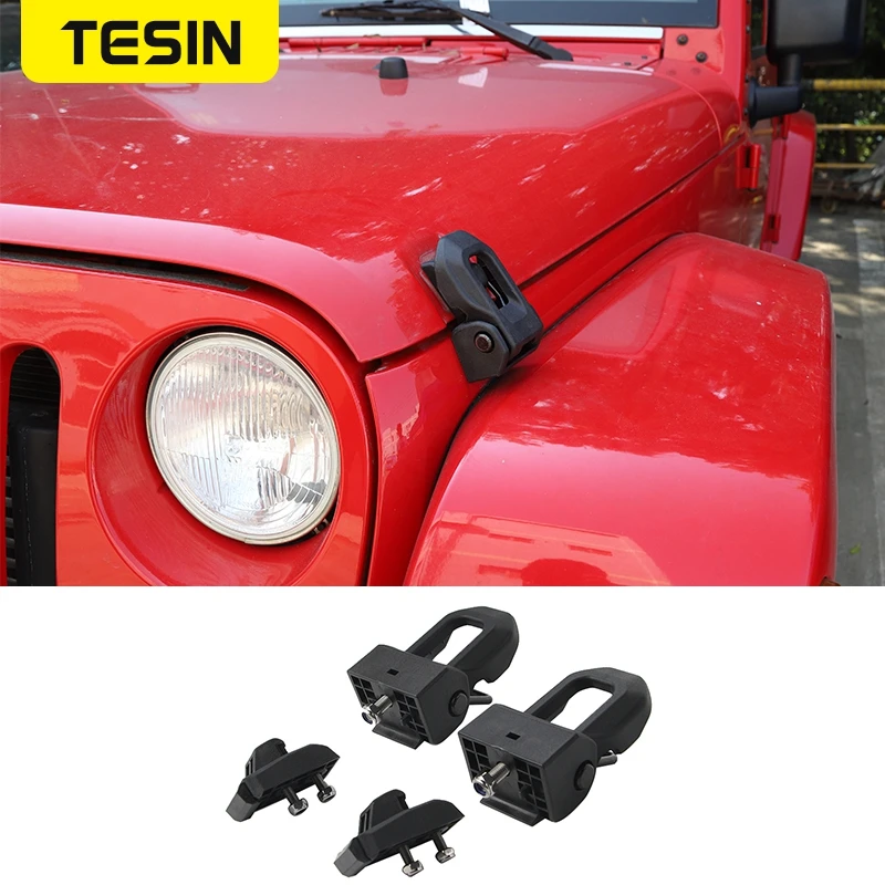 Car Engine Lock for Jeep Wrangler 2007 Up Car Hood Latch Lock Catch Cover Protect for Jeep Wrangler JK Car Exterior Accessories
Car Engine Lock for Jeep Wrangler 2007 Up Car Hood Latch Lock Catch Cover Protect for Jeep Wrangler JK Car Exterior Accessories
