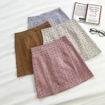 Spring Autumn Women's Skirt Korean Style High Waist Commuter Skirt New Casual Short A-line Female Skirts LL484
Spring Autumn Women's Skirt Korean Style High Waist Commuter Skirt New Casual Short A-line Female Skirts LL484
