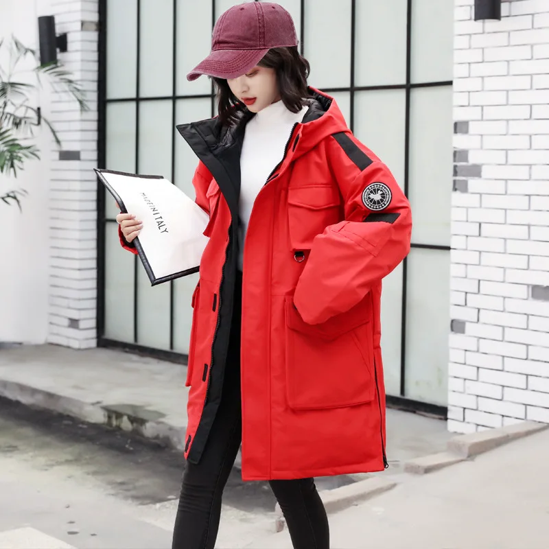 Photo Shoot South Korea Star Celebrity Style Couples Oversize Workwear down Jacket Women's Mid-length Padded Cotton Jacket
Photo Shoot South Korea Star Celebrity Style Couples Oversize Workwear down Jacket Women's Mid-length Padded Cotton Jacket