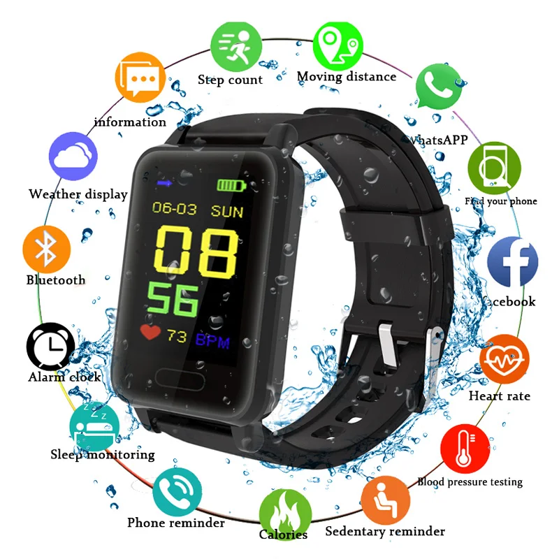Clock With Pressure Measurement Fitness Tracker Bracelet Smart Band Health Wristband Cardio Heart Rate Monitor Pedometer Sports
Clock With Pressure Measurement Fitness Tracker Bracelet Smart Band Health Wristband Cardio Heart Rate Monitor Pedometer Sports