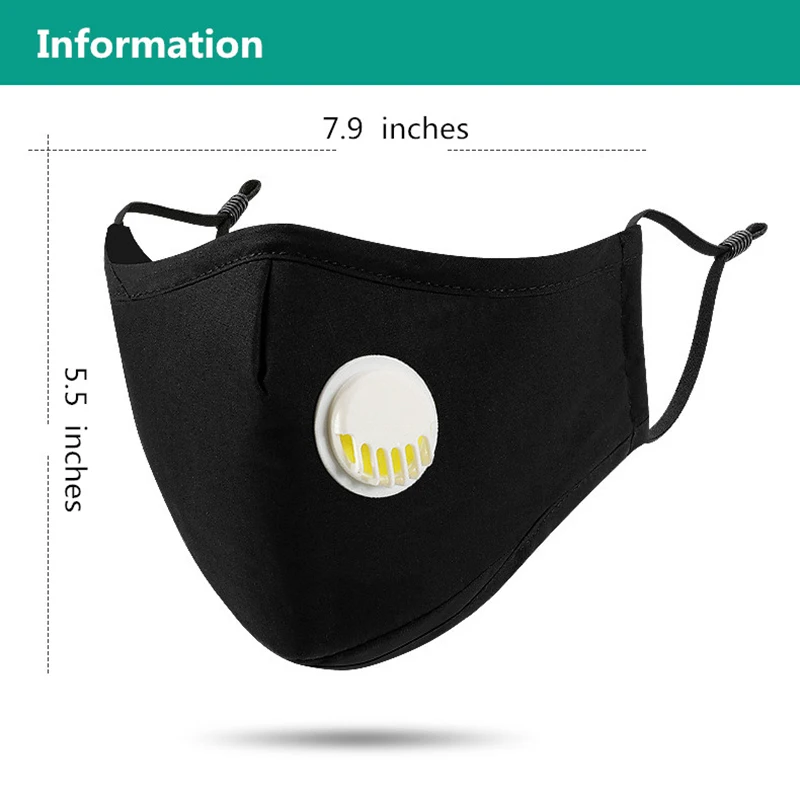 5Pcs Respirator Dust Mask With Valve Replaceable 10 Gaskets Filterability Better Than KN94 KN95 FFP2 FFP3 Mascarillas Up To 98%
5Pcs Respirator Dust Mask With Valve Replaceable 10 Gaskets Filterability Better Than KN94 KN95 FFP2 FFP3 Mascarillas Up To 98%