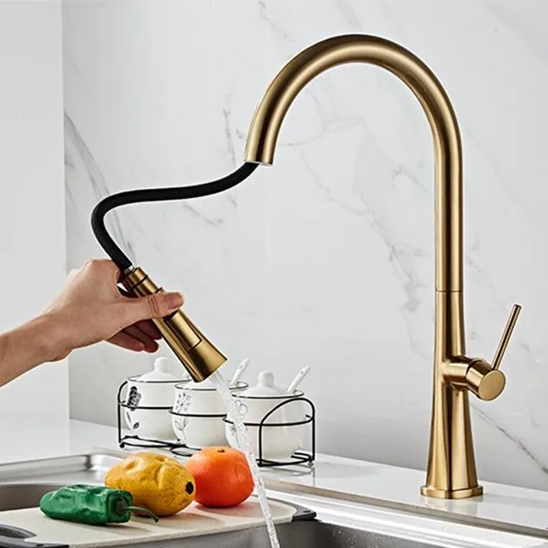 LASO water tap Kitchen pull faucet copper pull gold faucet European retro kitchen wash basin hot and cold long kitchen faucet
LASO water tap Kitchen pull faucet copper pull gold faucet European retro kitchen wash basin hot and cold long kitchen faucet