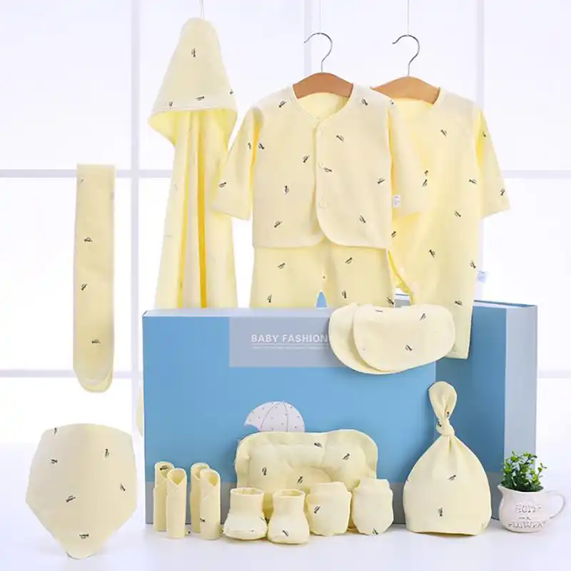 18 pcs/set newborn clothing suits baby boys clothes set infant