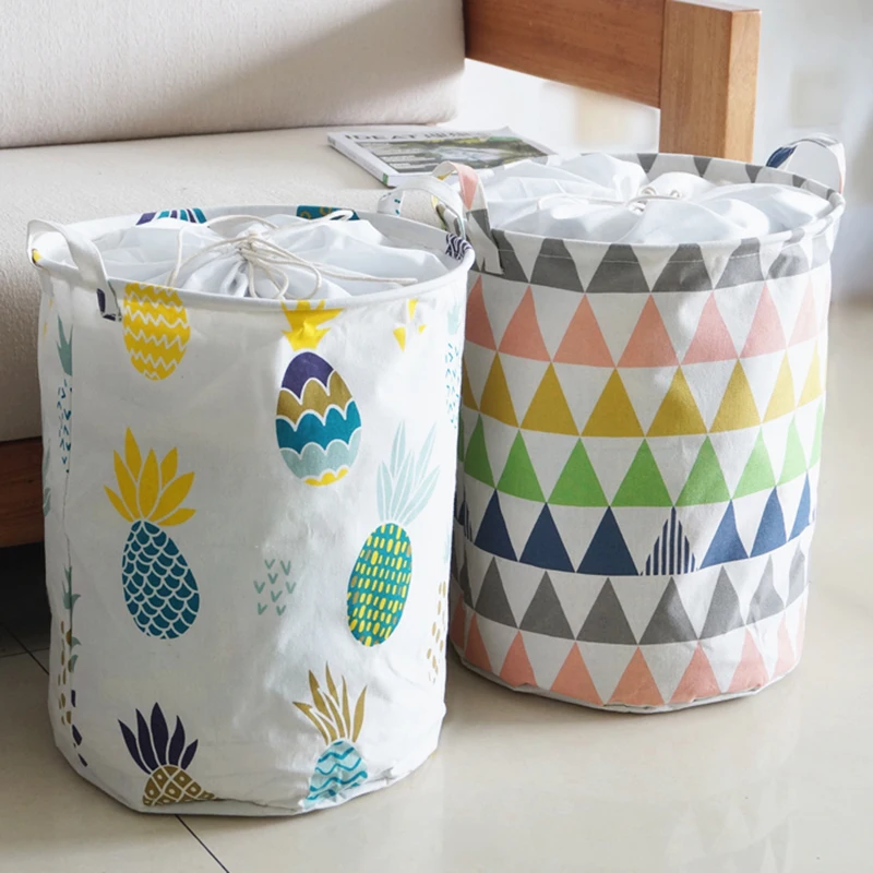 New 35*45cm Waterproof Folding Dustproof Dirty Clothes Basket Multi Function Portable Cotton Linen Toy Storage Bucket
New 35*45cm Waterproof Folding Dustproof Dirty Clothes Basket Multi Function Portable Cotton Linen Toy Storage Bucket