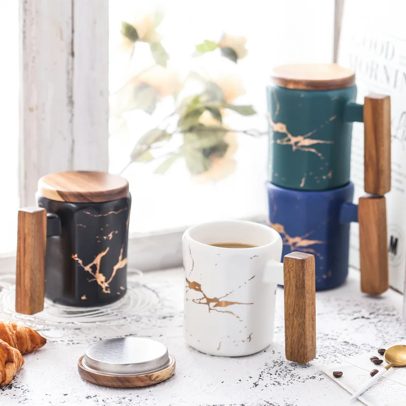 High-quality personalized Bailiwang series creative wooden handle wooden lid ceramic Cup Office Cup lovers Cup milk Cup
High-quality personalized Bailiwang series creative wooden handle wooden lid ceramic Cup Office Cup lovers Cup milk Cup