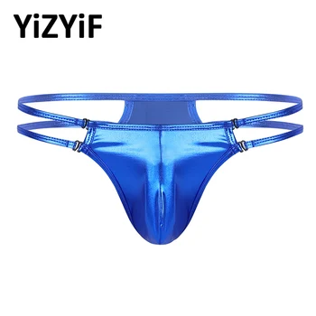 Mens bikini Thongs Underwear Shiny Metallic pouch bulge Lingerie Low Rise Bulge Pouch T-Back Jockstrap G-string Bikini Briefs 
Mens bikini Thongs Underwear Shiny Metallic pouch bulge Lingerie Low Rise Bulge Pouch T-Back Jockstrap G-string Bikini Briefs