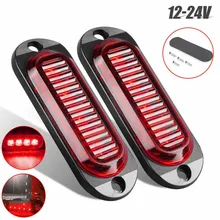 2pcs LED Side Marker Lights Red Clearance Trailer Truck RV LED Light Lamp Red Waterproof 12/24V Safety Warning Width Indicator
2pcs LED Side Marker Lights Red Clearance Trailer Truck RV LED Light Lamp Red Waterproof 12/24V Safety Warning Width Indicator
