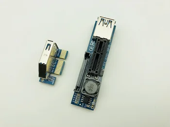 PCI-E Extender PCI E 1X to 1X Riser USB 3.0 Cable SATA Power Working for Motherboard PCI-E x1 Slot Bitcoin Miner Antminer Mining
PCI-E Extender PCI E 1X to 1X Riser USB 3.0 Cable SATA Power Working for Motherboard PCI-E x1 Slot Bitcoin Miner Antminer Mining