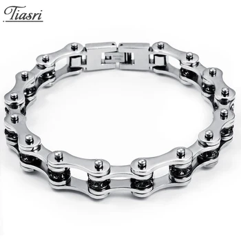Tiasri Steampunk Style Bracelet For Men Bicycle Chain Design 316L Silver Color Stainless Steel Jewelry Accessories Friends Gift
Tiasri Steampunk Style Bracelet For Men Bicycle Chain Design 316L Silver Color Stainless Steel Jewelry Accessories Friends Gift