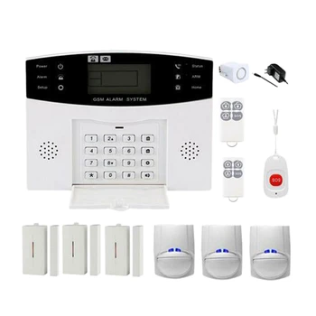 Gsm Wireless 433 Home Burglar Alarm Alarm Host Wireless Sound and Light Infrared Sensor Alarm Eu Plug 
Gsm Wireless 433 Home Burglar Alarm Alarm Host Wireless Sound and Light Infrared Sensor Alarm Eu Plug