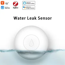 Tuya Smart Zigbee Water Leak Sensor Wireless Flood Water leakage Smart Home Alarm System Tuya/Smart Life App Remote Control
Tuya Smart Zigbee Water Leak Sensor Wireless Flood Water leakage Smart Home Alarm System Tuya/Smart Life App Remote Control