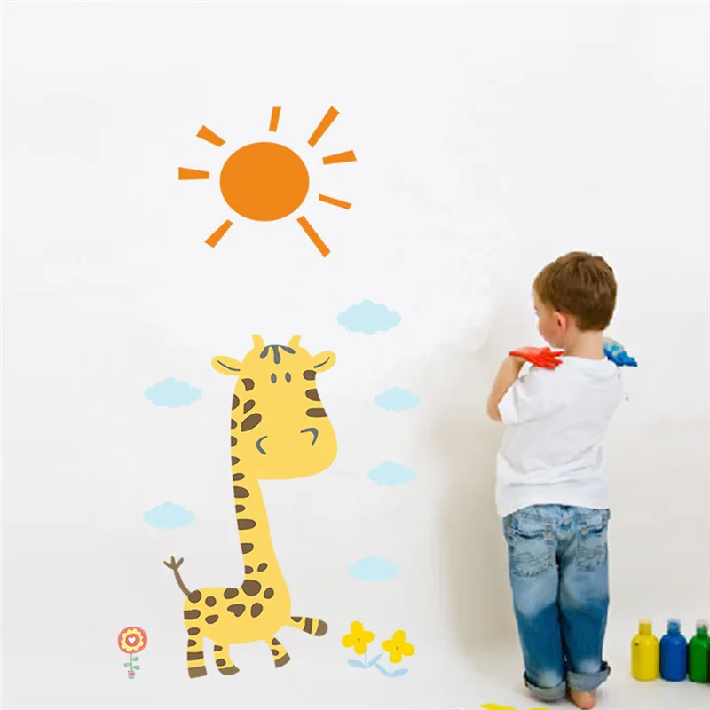 Lovely Little Giraffe Wall Sticker for Kids Room Decoration, Cartoon Animal Mural Art, DIY Home Decals, Poster for Children Gift
Lovely Little Giraffe Wall Sticker for Kids Room Decoration, Cartoon Animal Mural Art, DIY Home Decals, Poster for Children Gift
