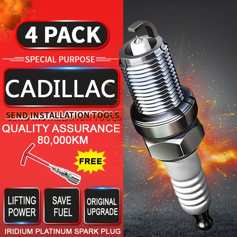 4pcs Spark Plug Glow Plugs Iraurita Platinum for Cadillac XLR (CY1)(2005-2009)4.6L XT4(2018-)28T Dual Iridium
4pcs Spark Plug Glow Plugs Iraurita Platinum for Cadillac XLR (CY1)(2005-2009)4.6L XT4(2018-)28T Dual Iridium