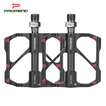 PROMEND Bike Quick Release MTB Road Bicycle Pedals Anti-slip Ultralight Cycling Pedals Carbon Fiber 3 Bearings CNC Pedal Red
PROMEND Bike Quick Release MTB Road Bicycle Pedals Anti-slip Ultralight Cycling Pedals Carbon Fiber 3 Bearings CNC Pedal Red